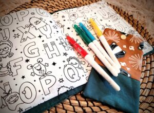 Cahier de coloriage lavable