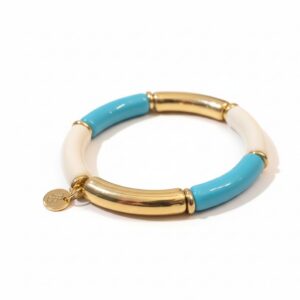 Bracelet joncs bleu