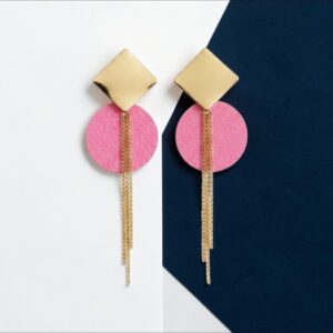 Boucles d’oreilles rose