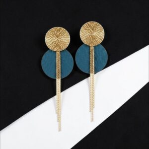 Boucles d’oreilles bleu